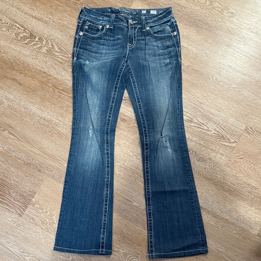 Miss Me Dark Blue Jeans